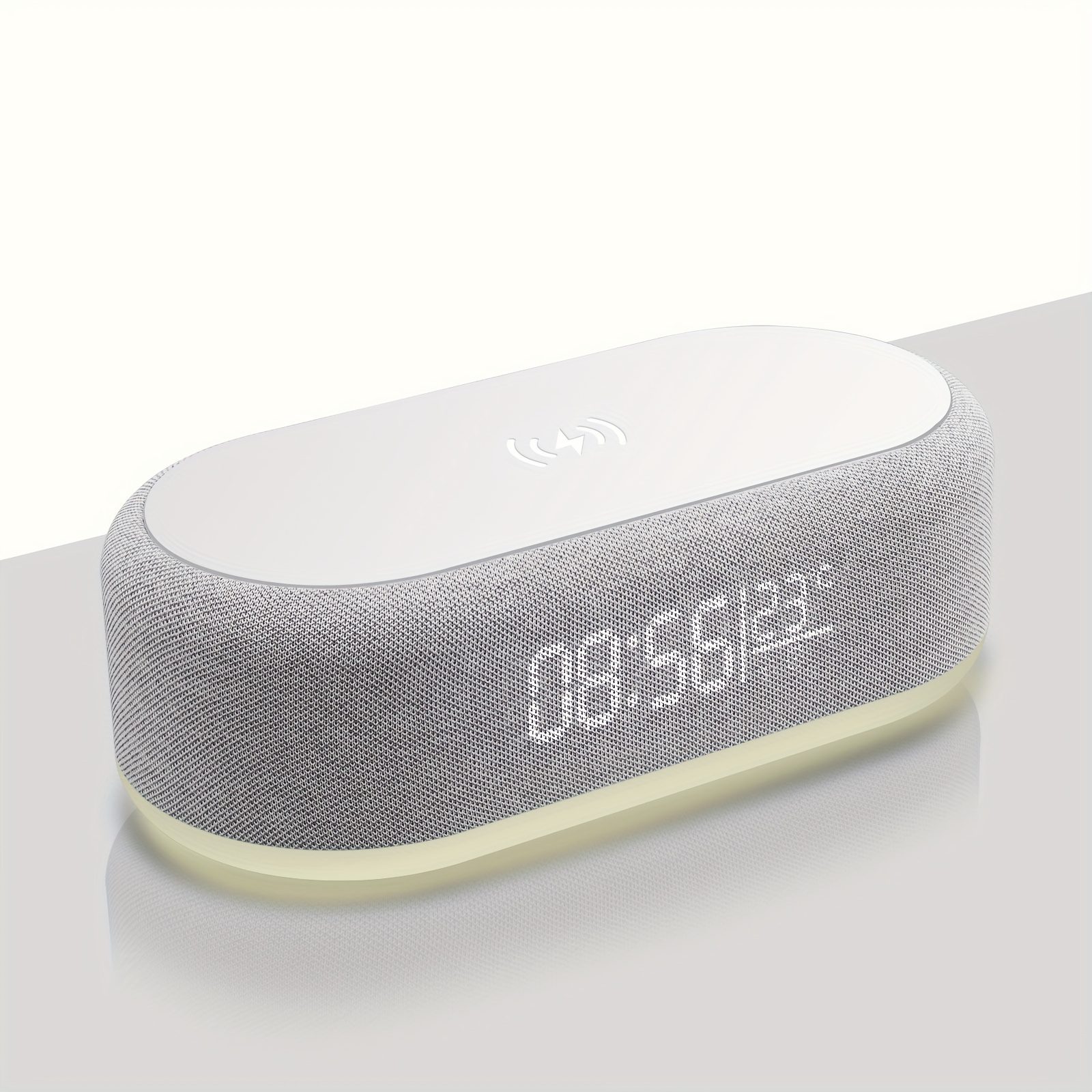 Wireless Charger, Adjustable Night Light, Time Temperature Display, Alarm Clock for Bedroom Desk, Charging Dock Station for Iphone 16 15 14 13 12 11 Pro Max/Mini/Plus/Xr/X/8 Airpods 2/ 3/ 4/ Pro/ Pro 2, for Samsung S25/S24/S23/S22/S21/S20/S10 - Image 3