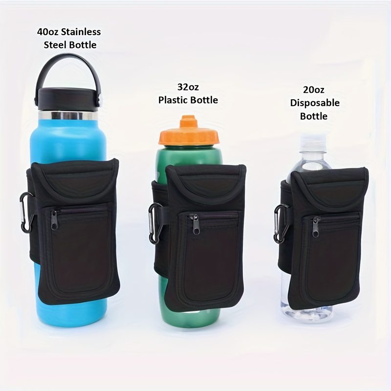 Magnetic Water Bottle Sleeve Pouch Magnetic Water Bottle Holder Multi Purpose Magnetic Bag for Gym Office & Travel Smartphones, Keys, Cards - Hands-Free Workout Mount for Treadmills, Benches, Equipment - Essential Fitness Storage Pouch - Image 9
