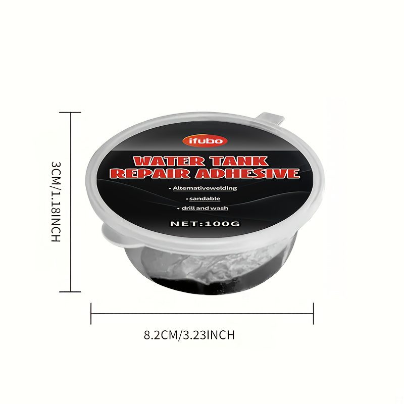 Water Tower Leakage - Special Adhesive for Sealing Leaks, Stainless Steel And Plastic Water Leak Repair Agent, Patching Paste for Grain Storage Bins with Holes. Prevents Small Animals from Stealing Food. Car Radiator Leak Sealant - Image 2
