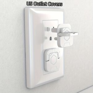 30/60pcs US Outlet Covers - Youngsters Proofing Outlet Covers Youngsters Safety Electric Plug Protectors to Prevent Power Shock