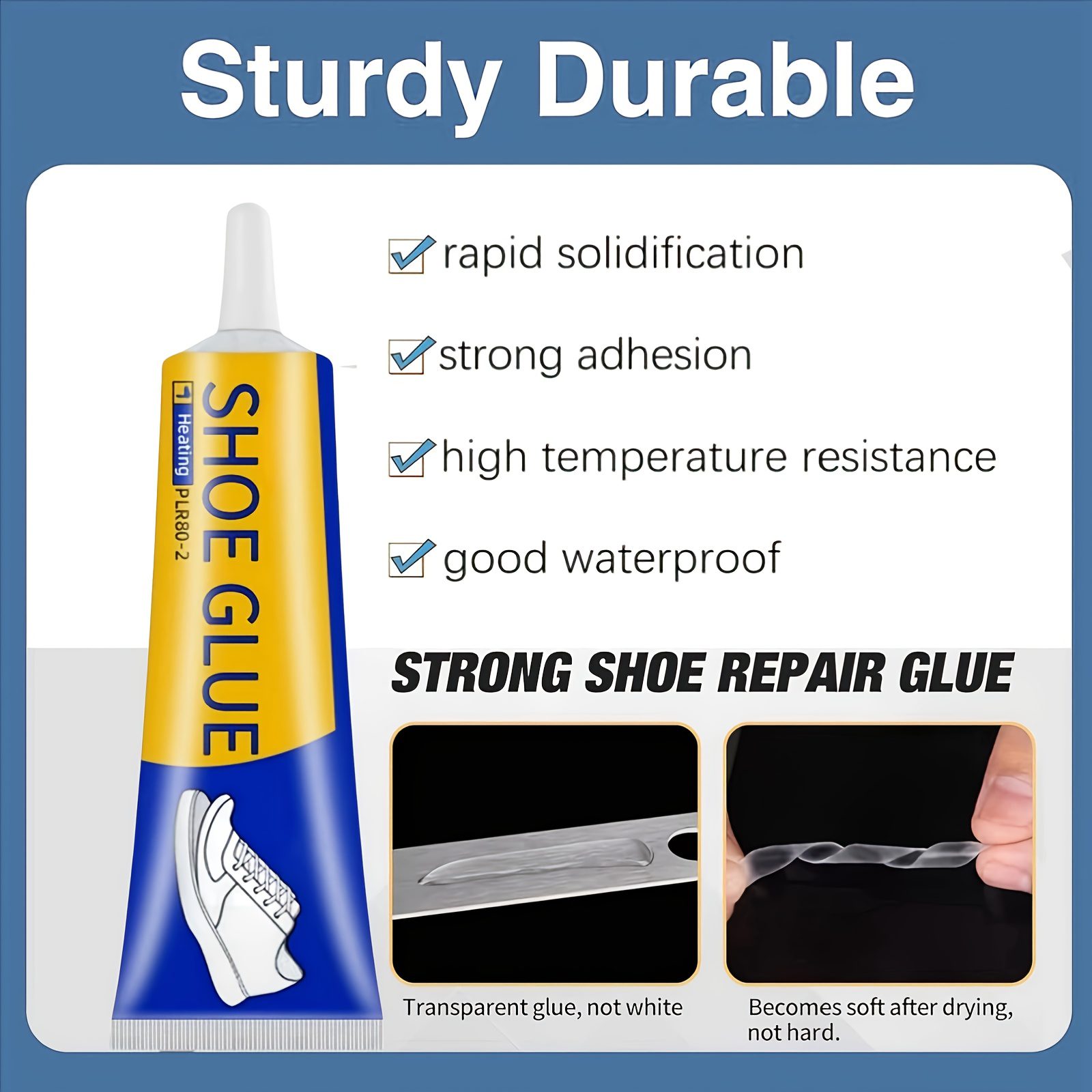 1pc 60ml Strong Shoe Repair Glue – Quick-Drying Waterproof Adhesive for Sneakers, Boots & DIY Projects - Image 4