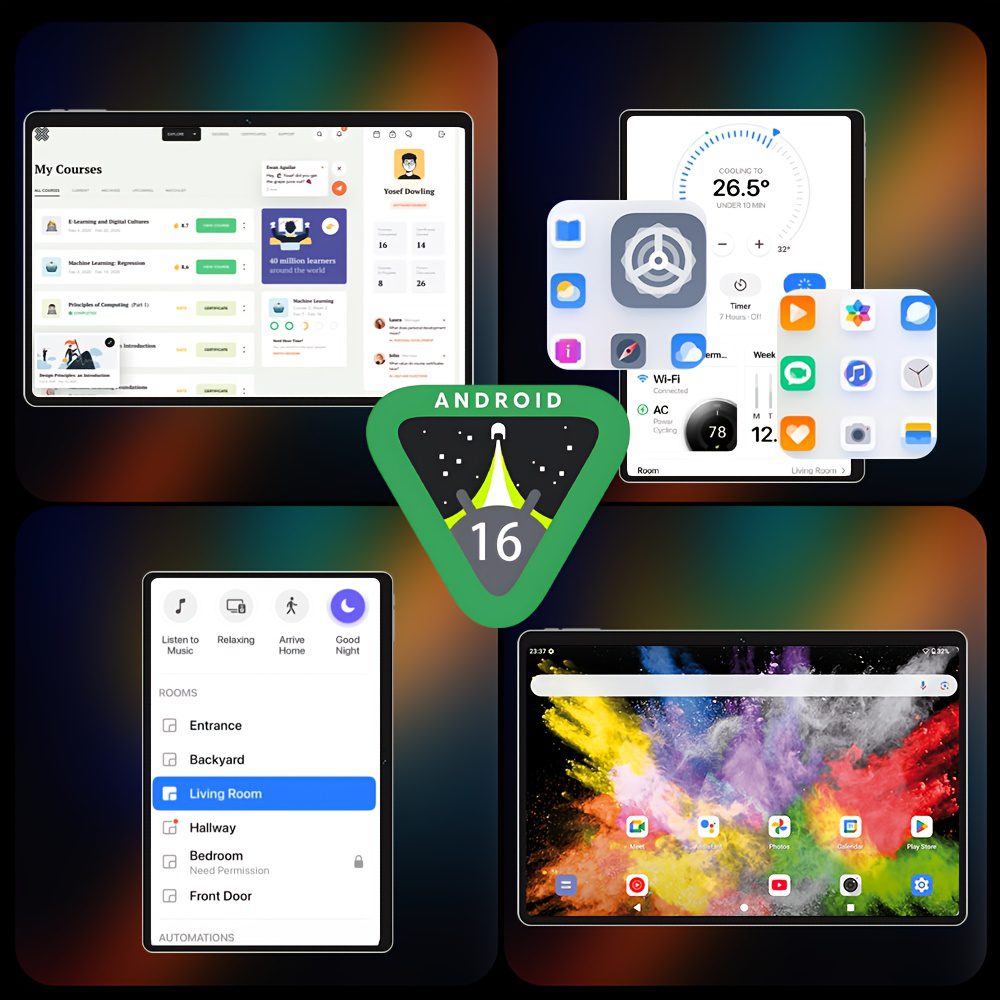CRELANDER 2025 NEW Android Tablet with a 10.1 Inch IPS Touch Screen, 2-In-1 Design Including a Protective Case, Optional Keyboard, Mouse, And Stylus. It Features 12GB RAM (4GB + 8GB Expandable) And 128GB Storage, Supporting a 1TB TF Card, Tablet - Image 9