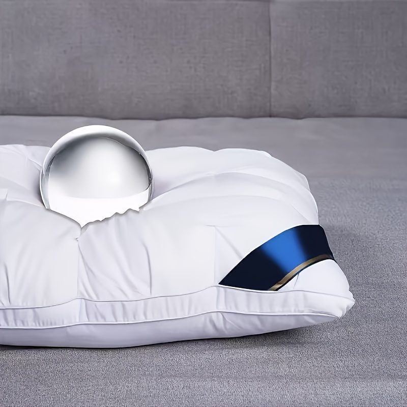 2/1pc Luxury 5-Star Hotel Quality - Deep Sleep Neck Support, High-Density Non-Drooping All-Season with Satin Cover, 100% Polyester Filling, Hand Wash & Vacuum Compression Packaging for Home Decor - Image 6
