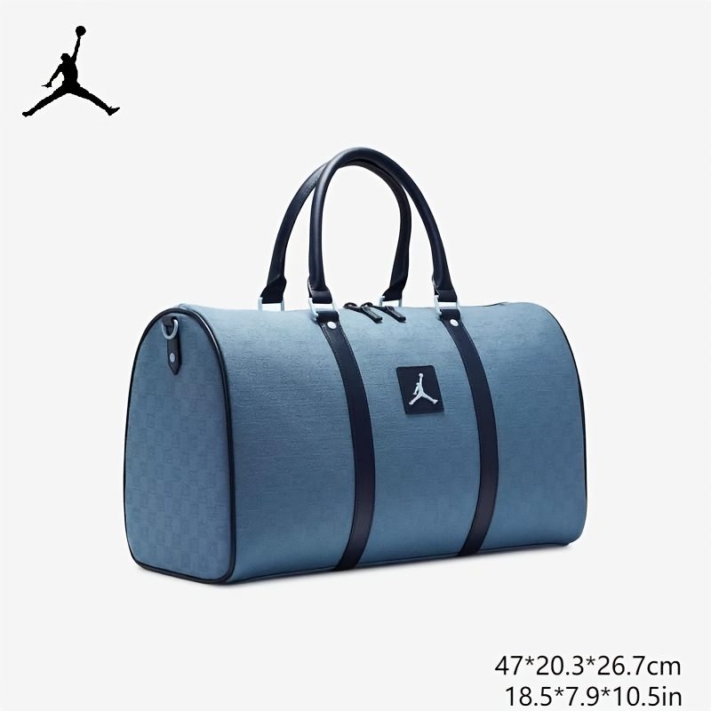 Jordan Adjustable Shoulder Strap Crossbody Bag, Single Shoulder Bag, Tote Bag, Regular Men'S Style in Blue - Image 3