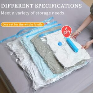 4pcs Extra Large Vacuum Storage Bags Set, 40.01x59.99 cm - Sealed Compression, Dustproof and - Space Saving, Suitable for Clothing, Bedding, Dorm, Wardrobe, and Moving, Includes 1 Manual Pump