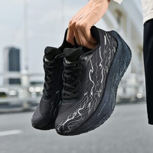 Zhenbao Running Shoes 2026 New Model, Soft-Sole Sports Carbon Plate Running Shoes, Fluorescent Youth Sneakers, Physical Exam Shock-Absorbing Rebound Carbon Plate Running Shoes for Men and Women