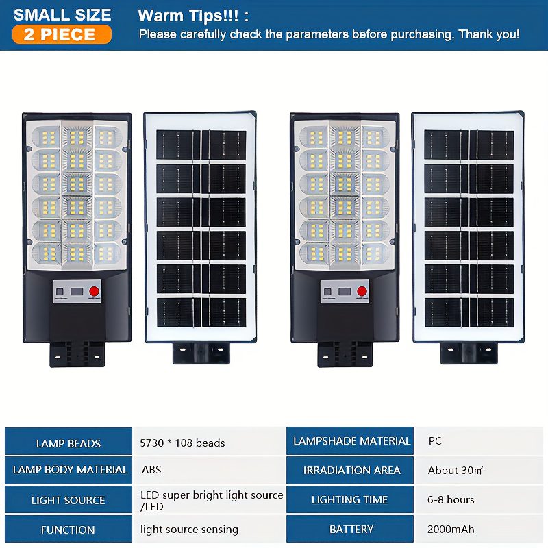 2pcs/1pc - Powerful LED solar outdoor garden lights, outdoor wide-angle lighting fixtures, motion-sensing street lights, with human body sensing and automatic sensing switches - suitable for garden, garage, and camper decoration lighting - Image 3