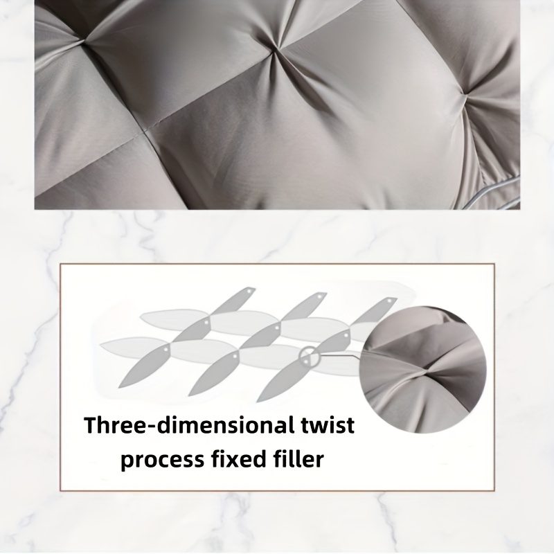 2/1pc Luxury 5-Star Hotel Quality - Deep Sleep Neck Support, High-Density Non-Drooping All-Season with Satin Cover, 100% Polyester Filling, Hand Wash & Vacuum Compression Packaging for Home Decor - Image 9