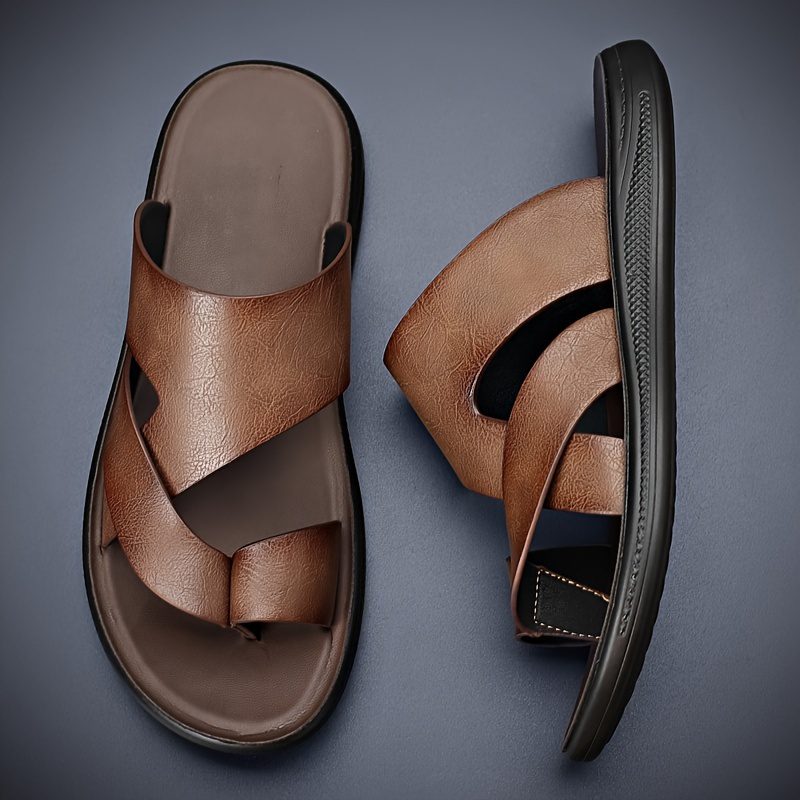 Men's Summer Outdoor Sports Casual Beach Sandals with Toe Separation
