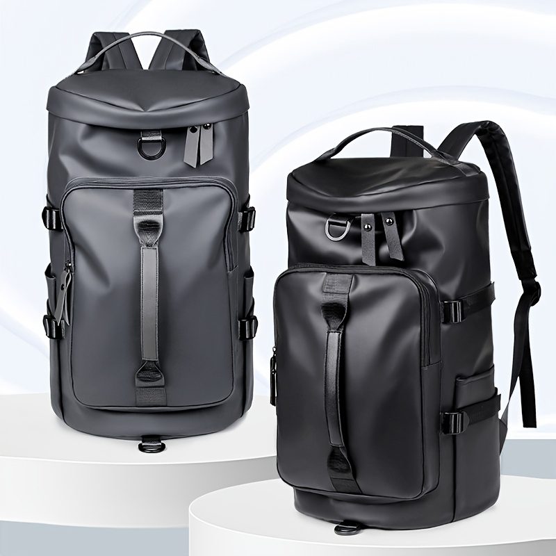 Large Capacity Men'S Backpack, Sports Travel Bag, Gym Tote, Hiking And Trekking Backpack, Cylindrical Shoulder Crossbody Bag - Image 7