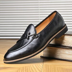 The 5501-1 Autumn Korean-style Summer Breathable Casual Shoes, Youth Driving Shoes, New Work Boots for Men, Versatile Anti-slip Trendy Casual Shoes with Soft Sole, Comfortable Business Men's Soft Sole Office Shoes, 2024 Spring New Trendy Men's Anti