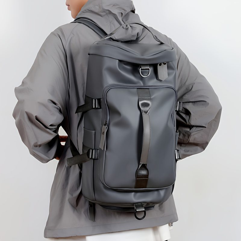 Large Capacity Men'S Backpack, Sports Travel Bag, Gym Tote, Hiking And Trekking Backpack, Cylindrical Shoulder Crossbody Bag - Image 9