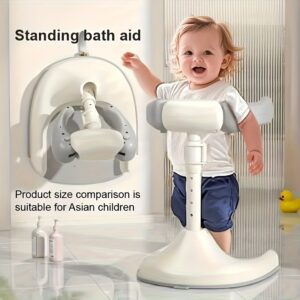 Foldable Bath Stand With Non-Slip Handles | Suitable For Bathroom, Available In Mixed Colors, Made Of Plastic