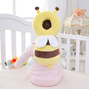 0-3 Year Old Toddler Head Pillow, Anti-Fall Soft Head Protector, Breathable Learning Walker Learning Cushion, Cute Animal Design Safety Guard