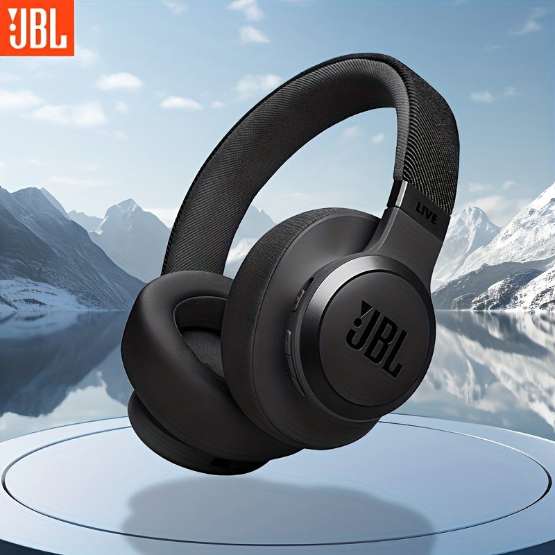 JBL LIVE770NC Wireless Over-Ear Headphones with Active Noise Cancellation, Ideal for Stereo Calls, Offers 50 Hours of Playtime, High-Quality HIFI Sound, And Deep Bass, Perfect for Travel And Home Office Use