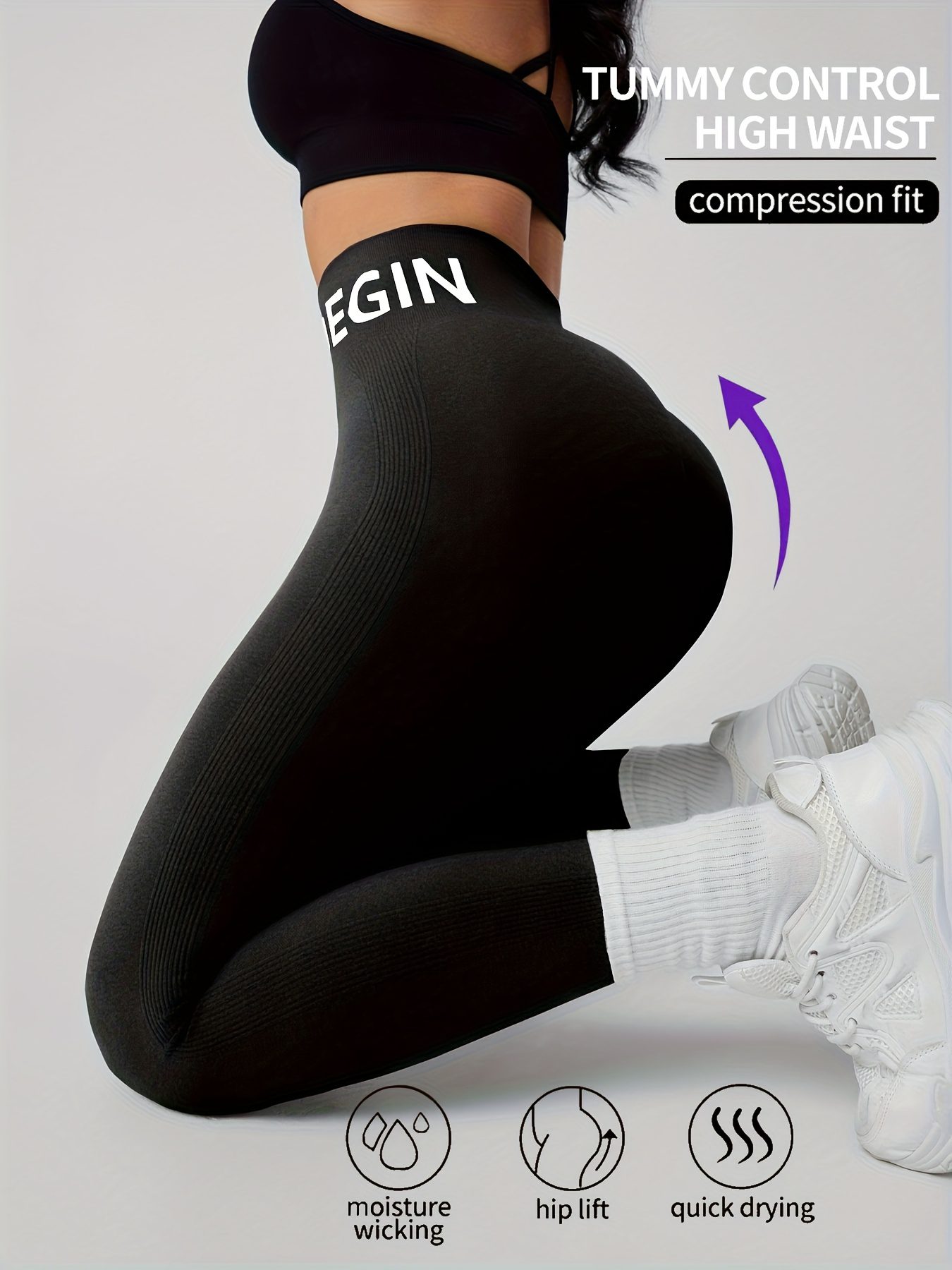 Nylon Women's Trousers, a Fashionable Essential That Is Simple and Versatile, Suitable for Outdoor Sports, Fitness, Yoga, Running, and Training - Image 4