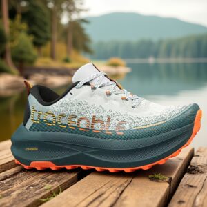 Sneakers, Men's Outdoor Shoes, Lightweight and Comfortable Trail Running Shoes, Anti-Slip Shock-Absorbing Casual Shoes, Fashionable Sports Running Shoes for Men