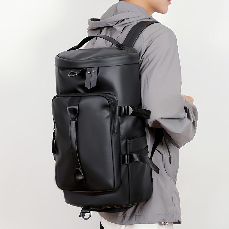 Large Capacity Men'S Backpack, Sports Travel Bag, Gym Tote, Hiking And Trekking Backpack, Cylindrical Shoulder Crossbody Bag - Image 10