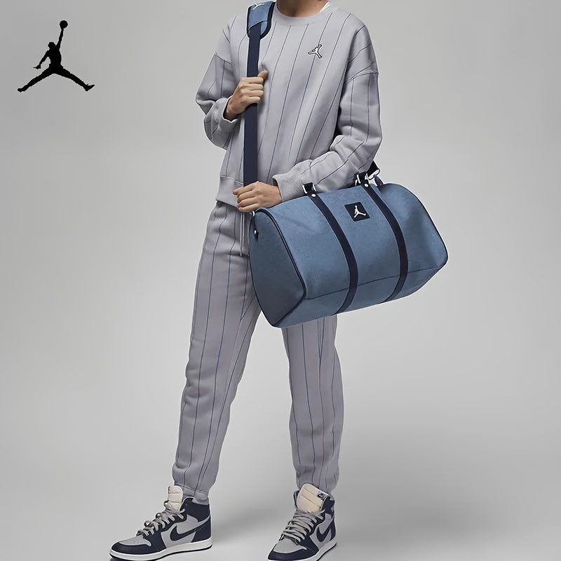 Jordan Adjustable Shoulder Strap Crossbody Bag, Single Shoulder Bag, Tote Bag, Regular Men'S Style in Blue - Image 5