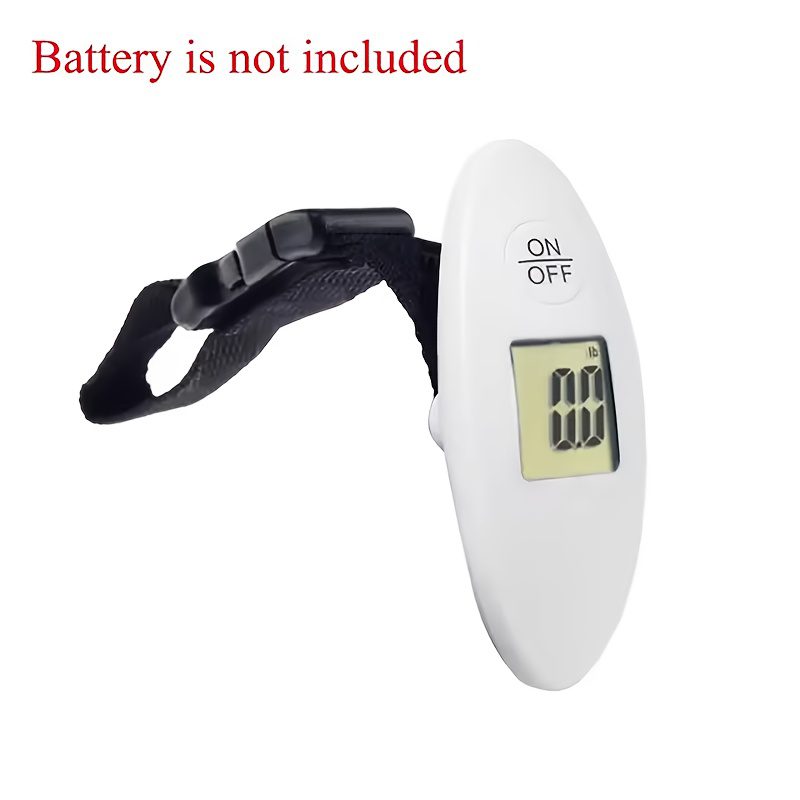 1pc Portable Digital Luggage Scale for Travel, Hanging Baggage Scale, Suitcase Weight Scale up to 40kg, Digital Display, Flexible and Sturdy Strap, Black (Batteries Not Included), Gift for Men and Fathers - Image 5