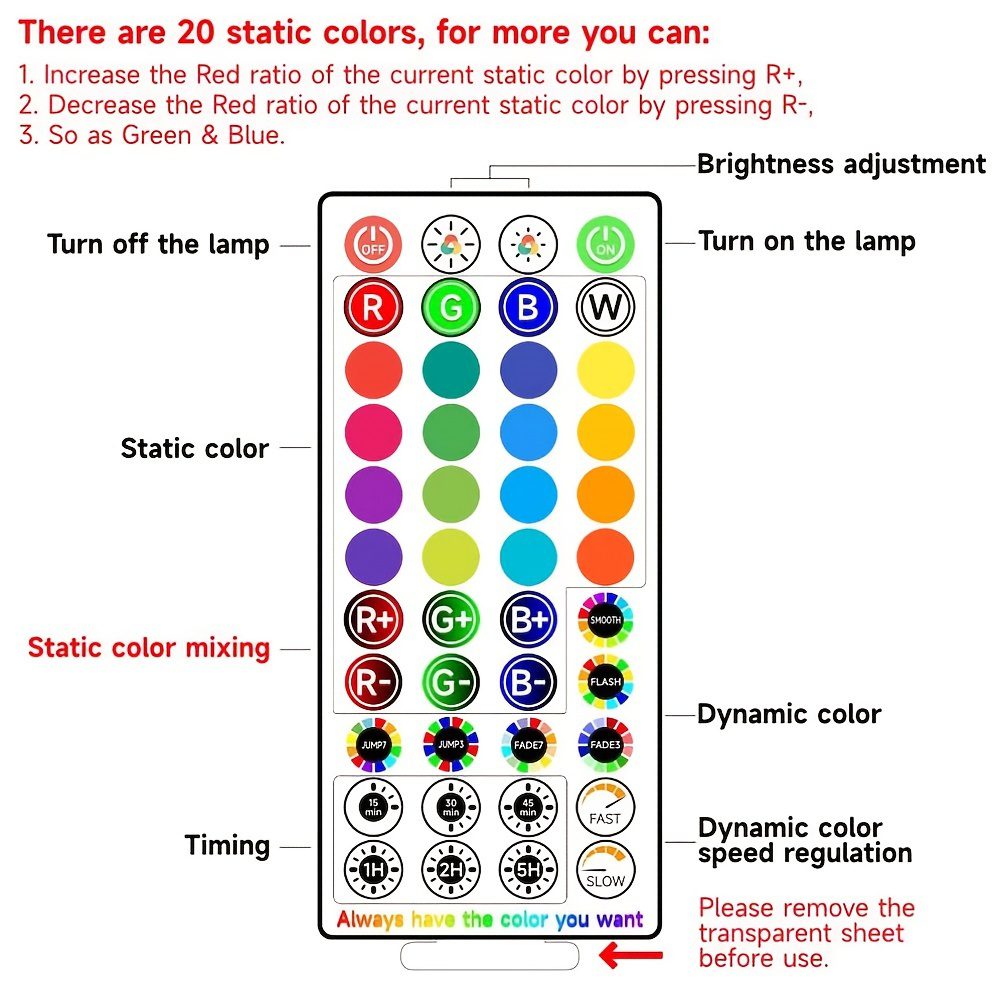 PINOCO Smart RGB 128-Color Moon Lamp with Remote & Touch Control, -Free Color/Brightness Adjustment, - Night Light Suitable for Bedside, Desk Decor, Birthday & Anniversary Gifts - Modern Crescent Light Bulb - Image 10