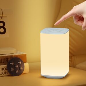 Color ring color selection light RGB, touch bedside lamp, night light/remote control desk lamp, adjustable color changing night light, timed shutdown, USB charging/suitable for bedroom, living room, party, Christmas, birthday gift atmosphere light
