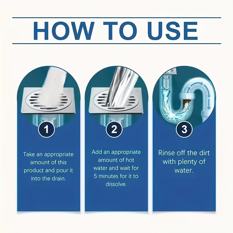 FARIENNE Advanced Pipe Unclogging Kit - Quick-acting Drainage Liquid, Specially Formulated to Prevent Blockages, Capable of Dissolving Hair and Oil Residues, an Easy-to-use Clog Remover, Suitable for Toilets, Sinks, Bathtubs and Floor Drains - Image 11