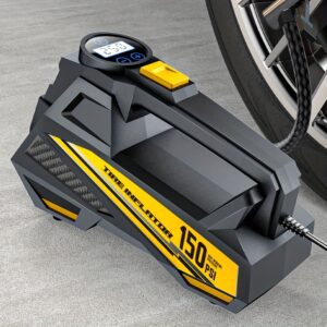 Carsun Digital Tire Inflator Portable Car Air Compressor Pump Air Pump for Auto Car Motorcycles Bicycles DC 12 Volt LED Light