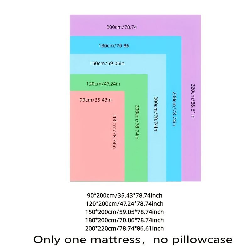 1pc Luxury Mattress Topper, Instant Warmth for Winter Cold Protection, Ultra-Soft, Comfortable, and Thickened Thermal Pad with Four-Corner Straps, Three-Dimensional Quilted Mattress Protector. Skin-Friendly, Breathable, and Fluffy, the Top Choice - Image 4