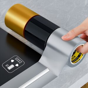 10 Meters of Tape, 50Mm Wide, Designed for Kitchen Repairs, Wall Patching, And Window Insulation. It Is Leakproof And Windproof, Suitable for Sealing Sinks And Toilets, Available in White, Black, Or Silvery Options