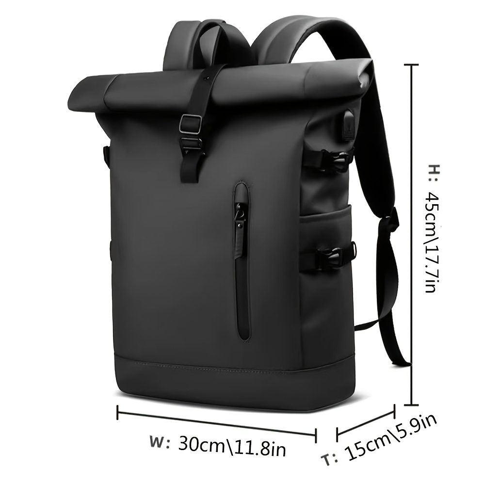 Casual Backpack Fashion Men'S Business Backpack Laptop Large Capacity Student Backpack Travel Casual Oxford Cloth Backpack Suitable for Commuting Outdoor Travel Women'S Minimalist Style Storage Bag - Image 4