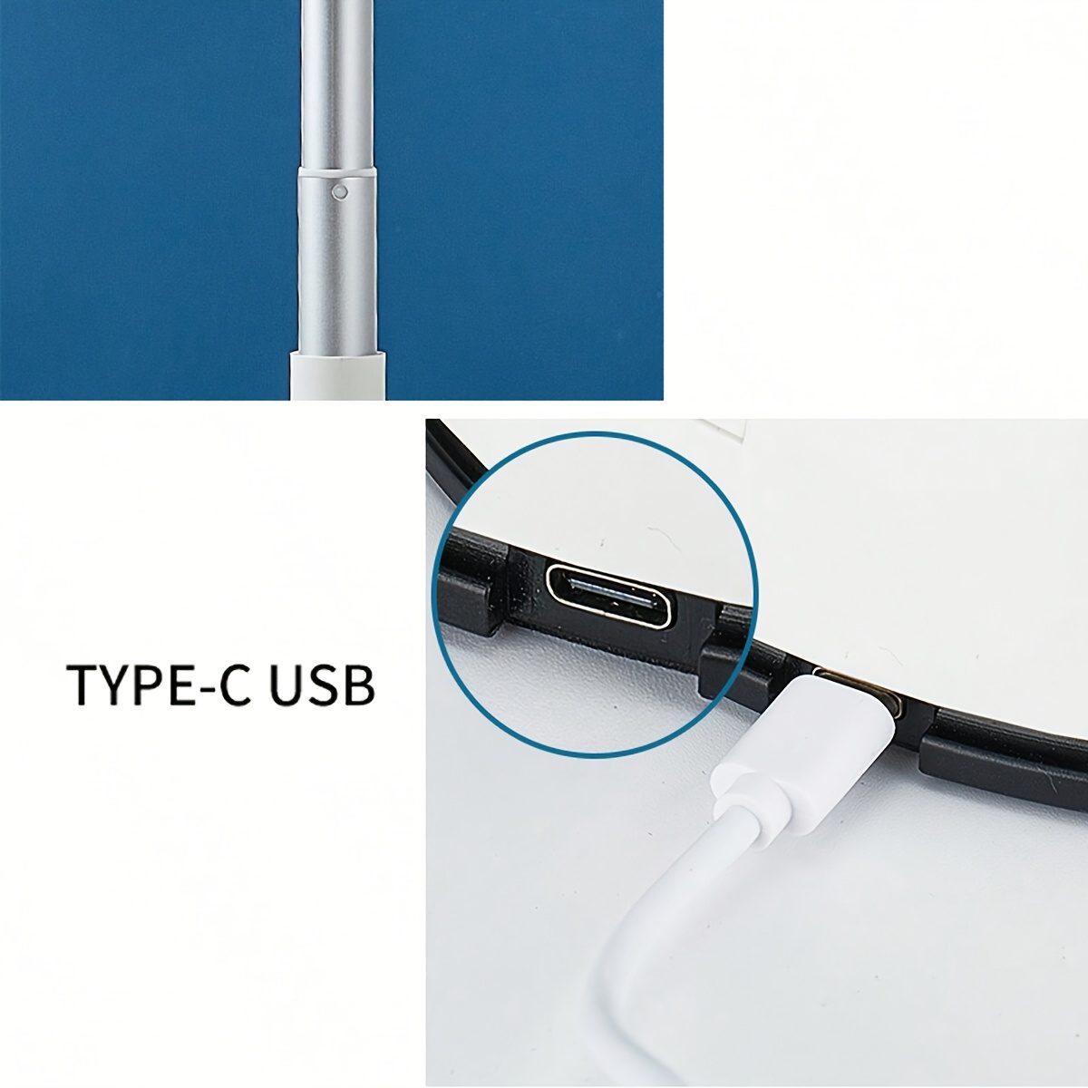 7200Mah Retractable And Rotating Table Fan, USB Charging, with Timer Function, Remote Control, Three-Speed Adjustment, Suitable for Indoor And Outdoor Use, Easy to Carry, a Must-Have for Holidays - Image 9