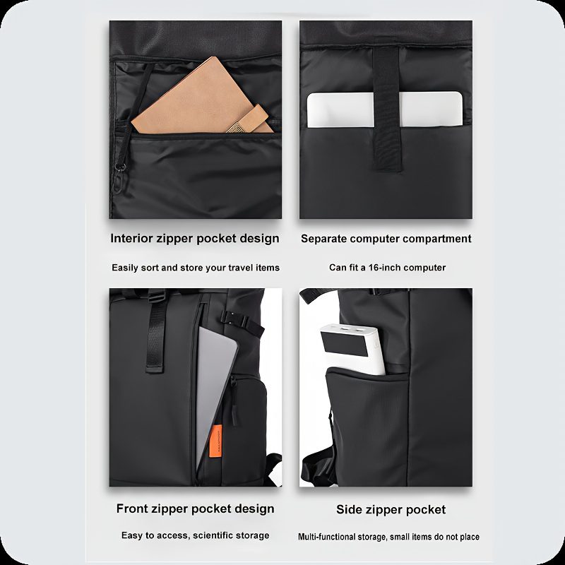 Men's and Women's Fashionable New Year's Gift Flip-Top Weight-Reducing and Stress-Relieving Backpack, New Trendy Valentine's Day Gift, Cut-Resistant Bag, Shoulder Backpack for Men and Women, Casual Backpack That Can Be Worn on the Back or Carried by - Image 9