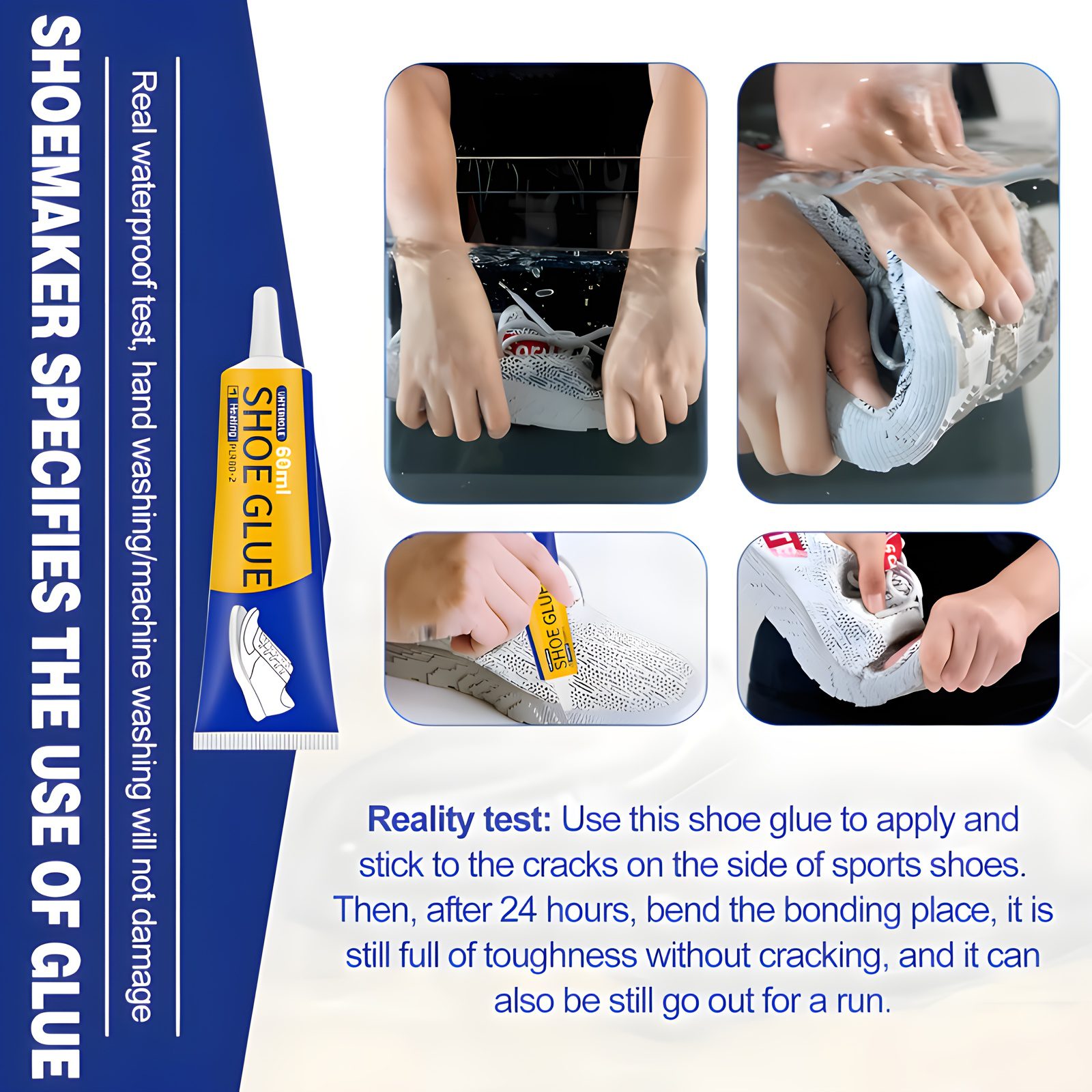1pc 60ml Strong Shoe Repair Glue – Quick-Drying Waterproof Adhesive for Sneakers, Boots & DIY Projects - Image 8