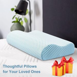 Cervical Pillows Are Designed for Neck Support, Featuring Memory Foam for Sleep, And Are Ergonomically Shaped to Provide Neck Support for Side And Stomach Sleepers