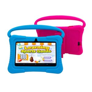 7-Inch Handheld Tablet, Android 12 System with Learning Software, HD Screen, Protective Silicone Case, 2GB RAM+32GB ROM, Tablet, Pad, Tablet, Pad
