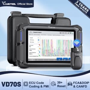 2026 VDIAGTOOL VD70S&39 +reset&3-year Free Update, FCA/CAN FD/DoIP, EUC Coding, 2+64G&type-c Fast Charging, Wireless OBD2 Scanner Diagnostic Tool