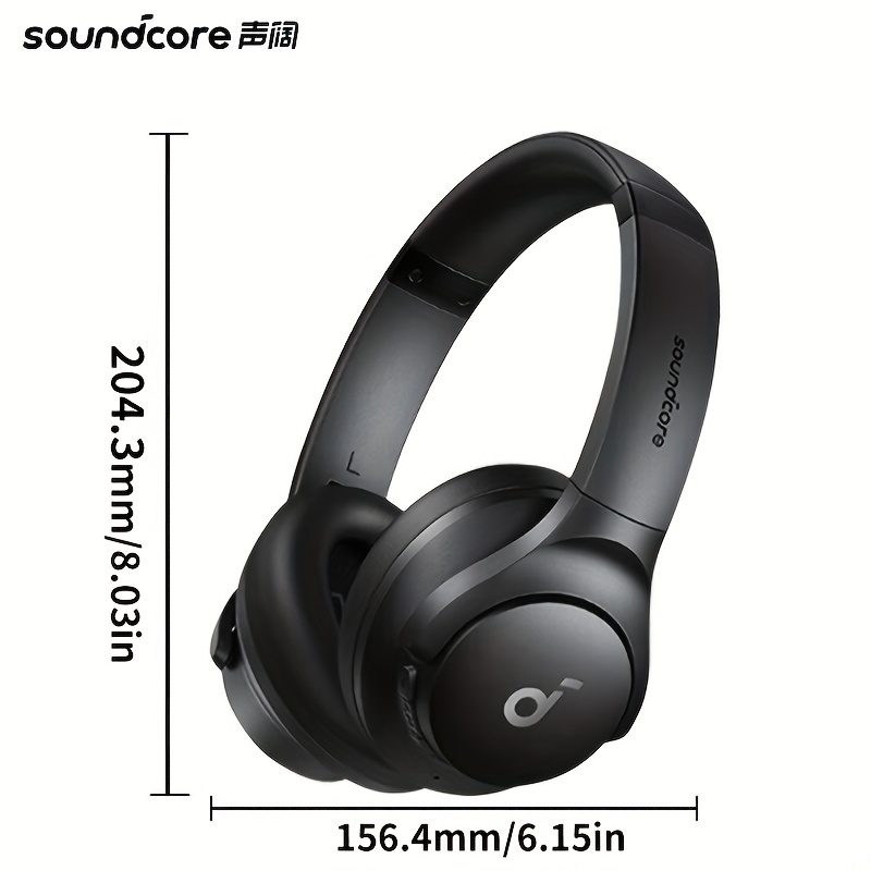 Soundcore by Anker Q20i over-ear headphones, active noise cancellation wireless earphones, HIFI high-quality sports headphones, for running, office, exercise, study, universal mobile phone headphones. - Image 2