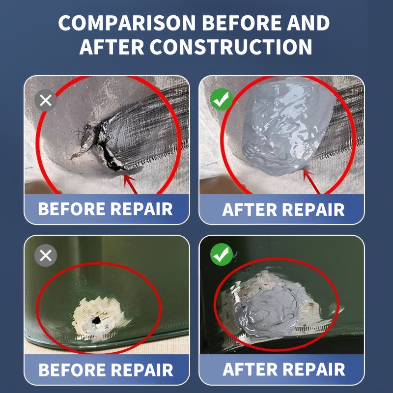 Water Tower Leakage - Special Adhesive for Sealing Leaks, Stainless Steel And Plastic Water Leak Repair Agent, Patching Paste for Grain Storage Bins with Holes. Prevents Small Animals from Stealing Food. Car Radiator Leak Sealant - Image 10