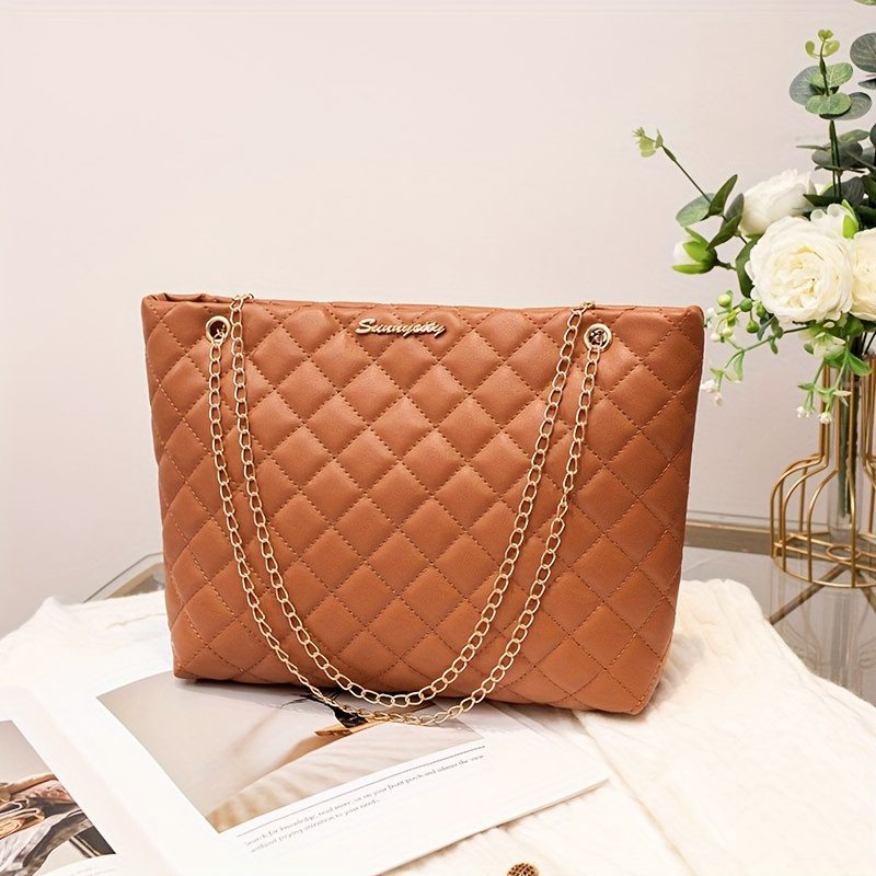 Women's Large Capacity Tote Bag Suitable for //Travel with Removable Strap & Closure - Elegant Embellished Handbag,, Available in / /// (Chinese Manufactured) - Image 10