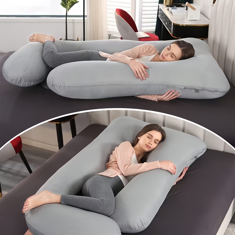 New U-shaped Ergonomic Body Pillow for Fatigue Relief and Posture Support - Image 6