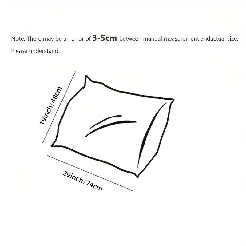 1pc Deep Sleep Pillow Provides Refreshing Sleep All Year Round, with a Soft and Highly Elastic Pillow Core. Its Ergonomic Neck-supporting Design Conforms to the Physiological Curve, While Zoned Support Technology Accommodates Both Side and Back - Image 3