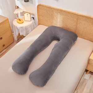 Ergonomically Designed U-Shaped Pillow for Side Sleepers - Provides Spinal Support, Aligns The Abdomen And Hips, Features a Removable Cushion Pad, And Is Filled with Soft Polyester for Easy Washing. Neck Support - Corner Support for The Bed Made Fro