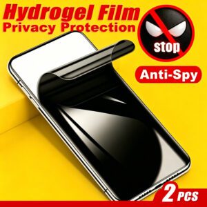 2pcs for Samsung for Galaxy A30/A30S/A31/A32 4G/5G/A33 5G/A34/A35/A36/A37 Ultra-Thin Privacy Hydrogel Screen Protector