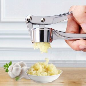 A High-Quality, Compact Garlic Press - an Easy-To-Use Garlic Chopper And Ginger Crusher, a Kitchen Tool That Is Easy to Clean And Durable, Perfect for Everyday Cooking