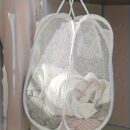 white-dirty-clothes-basket