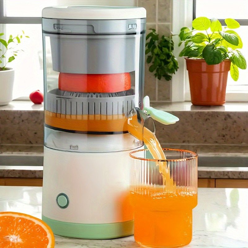One Wireless Electric Juicer, 13.53 Ounces - Rechargeable Via USB, Featuring a Lithium Battery, Easy Push-Button Operation, Removable Cup, And Automatic Juice Separation - Ideal for Fresh Juice, a Holiday Present, Made from Food-Grade ABS Material - Image 7