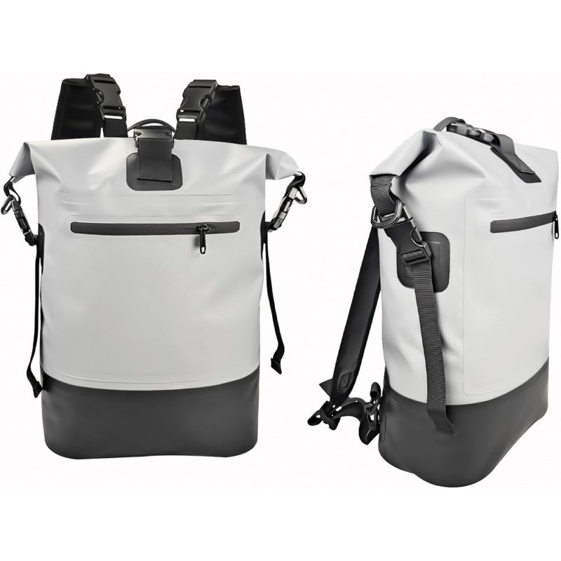 High Quality Backpack - 25L Roll-Top Heavy-Duty Pack | Men's Hiking Backpack for Hiking, Camping, Outdoor Mountaineering, Trekking, Beach Fitness & More: Sports & Outdoor