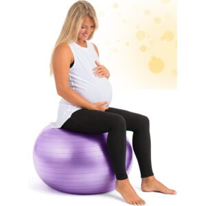 Professional Balance Ball with Air Pump for Yoga, Pilates, And Exercise, Office Chair, Stability And Balance Training Ball