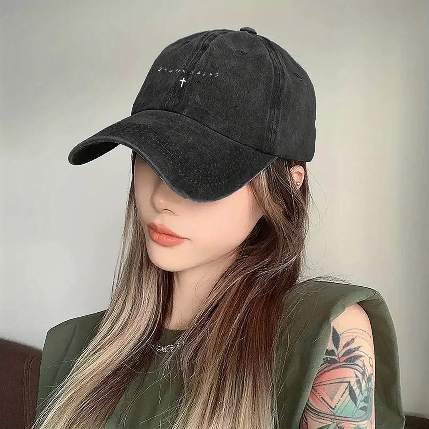 Cap Women Show Small Face Baseball Cap Autumn And Winter Cap New Style Casual Easy-Matching Men'S High Hat Spring And Summer Big Head Circumference Men And Women Same Style Four Seasons Wearable - Image 7